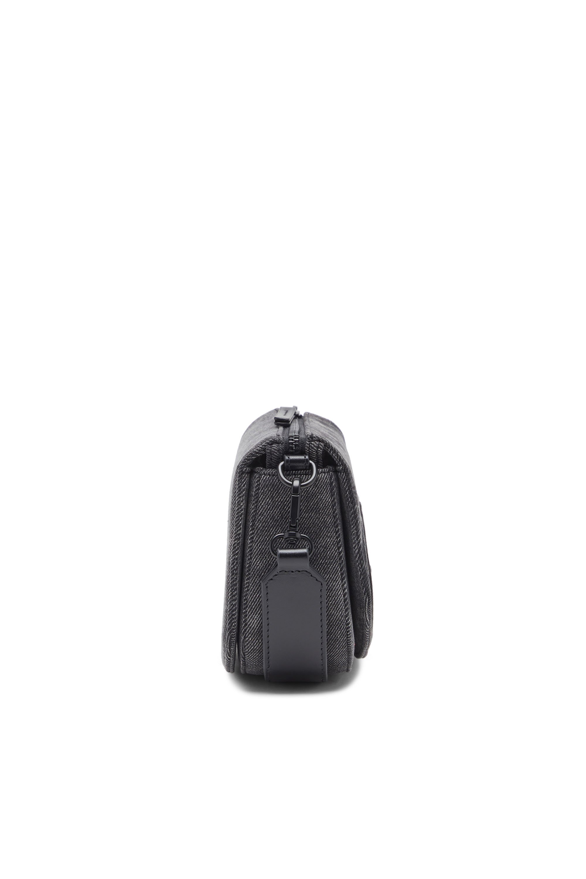 Diesel - 1DR CAMERA BAG, Unisex's 1DR-Camera bag in stonewashed denim in Black - 5
