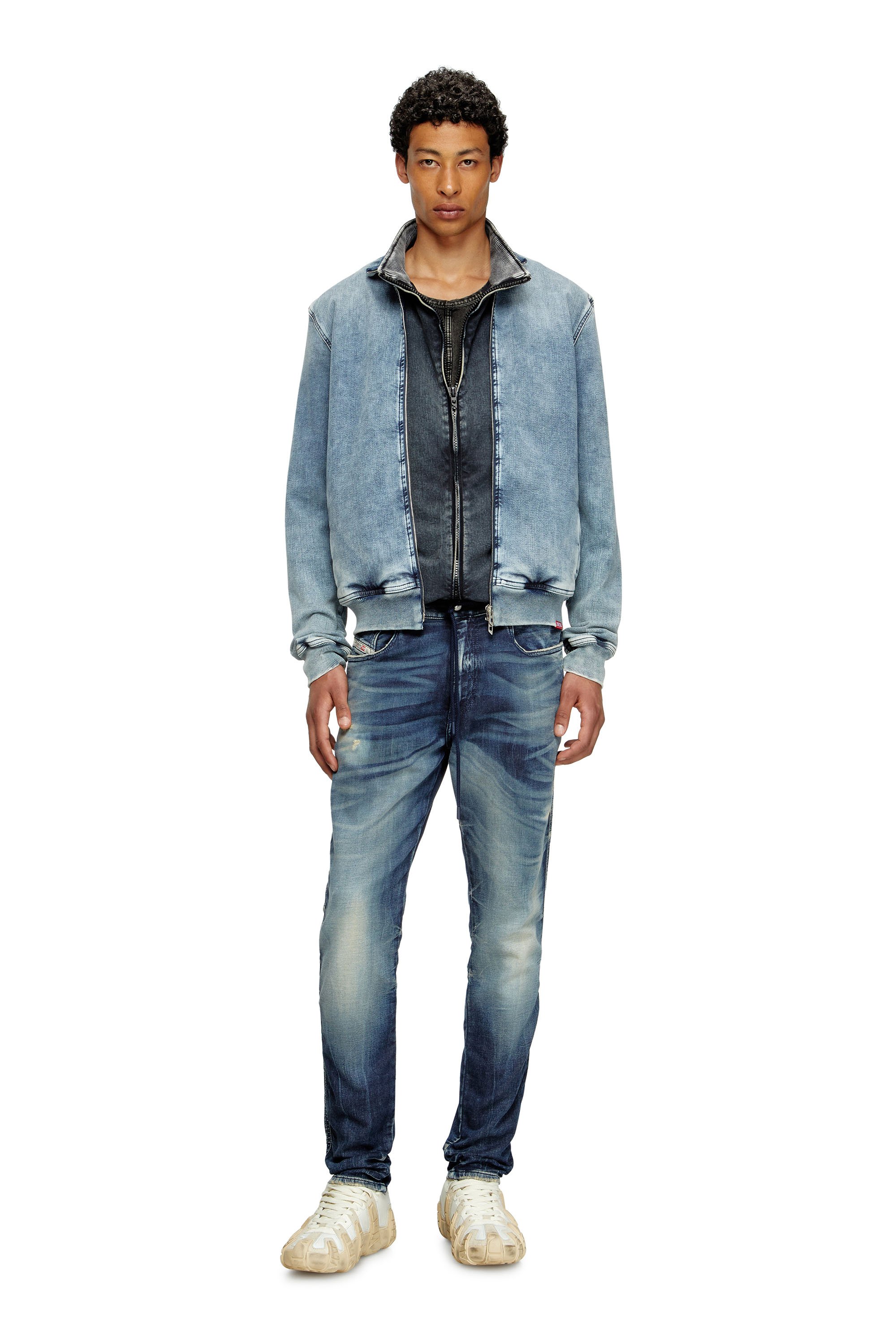 Diesel - Man's Slim 2060 D-Strukt Joggjeans® 068RZ, Dark Blue - 2